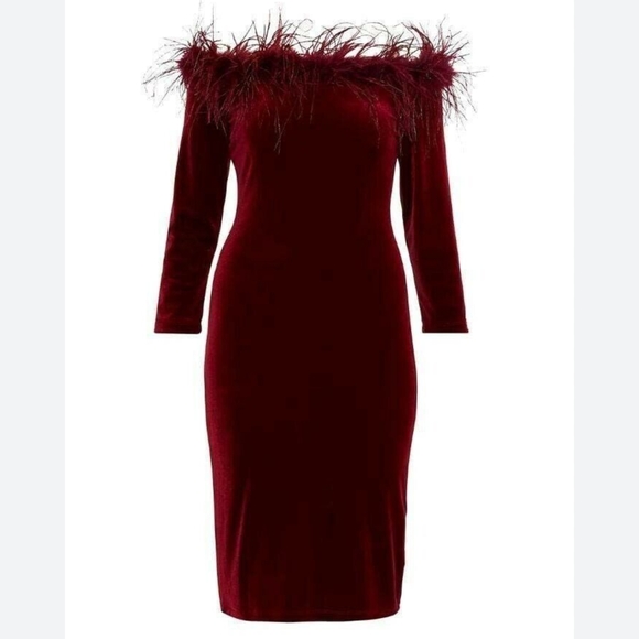 Rickie Freeman for Teri Jon Dresses & Skirts - Terri Jon Off-Shoulder Dress